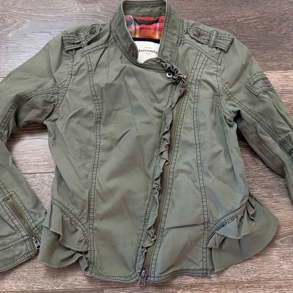 Abercrombie Kids Plaid Jacket Size XL! - Picture 2 of 4